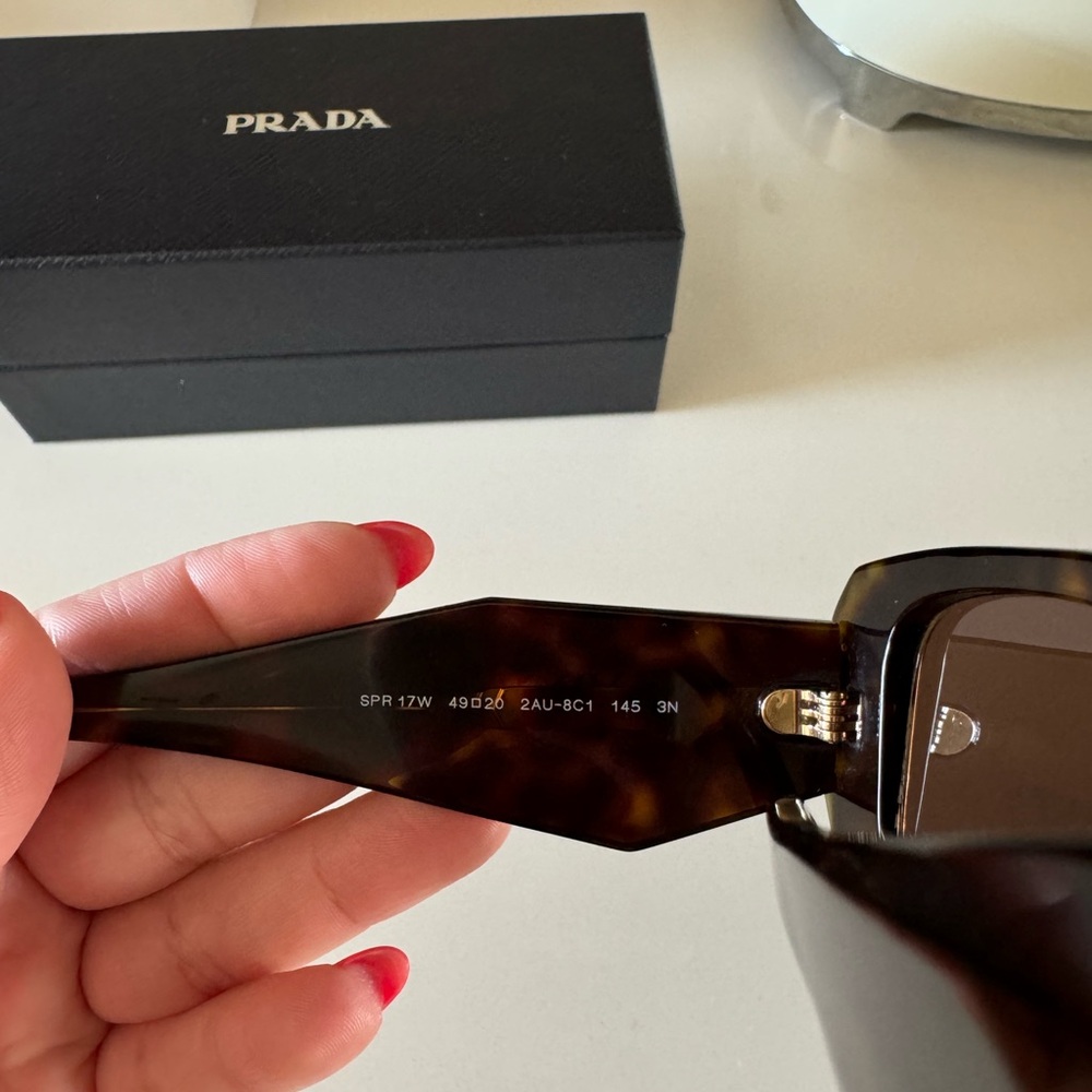 Prada Irregular Rounded Sunglasses - image 8